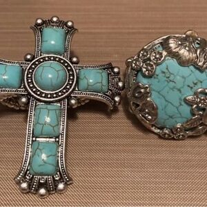 Turquoise Big Fun Chunky Stretch Ring